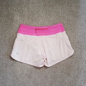 Lululemon groovy run short pink parfait